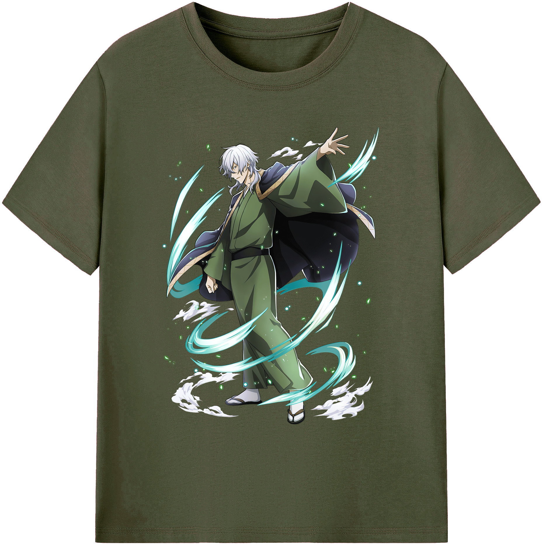 （画像用） 文豪ストレイドッグス Bungo Stray Dogs 綿100％ メンズ半袖Tシャツ｜肌触りやわらか＆通気性